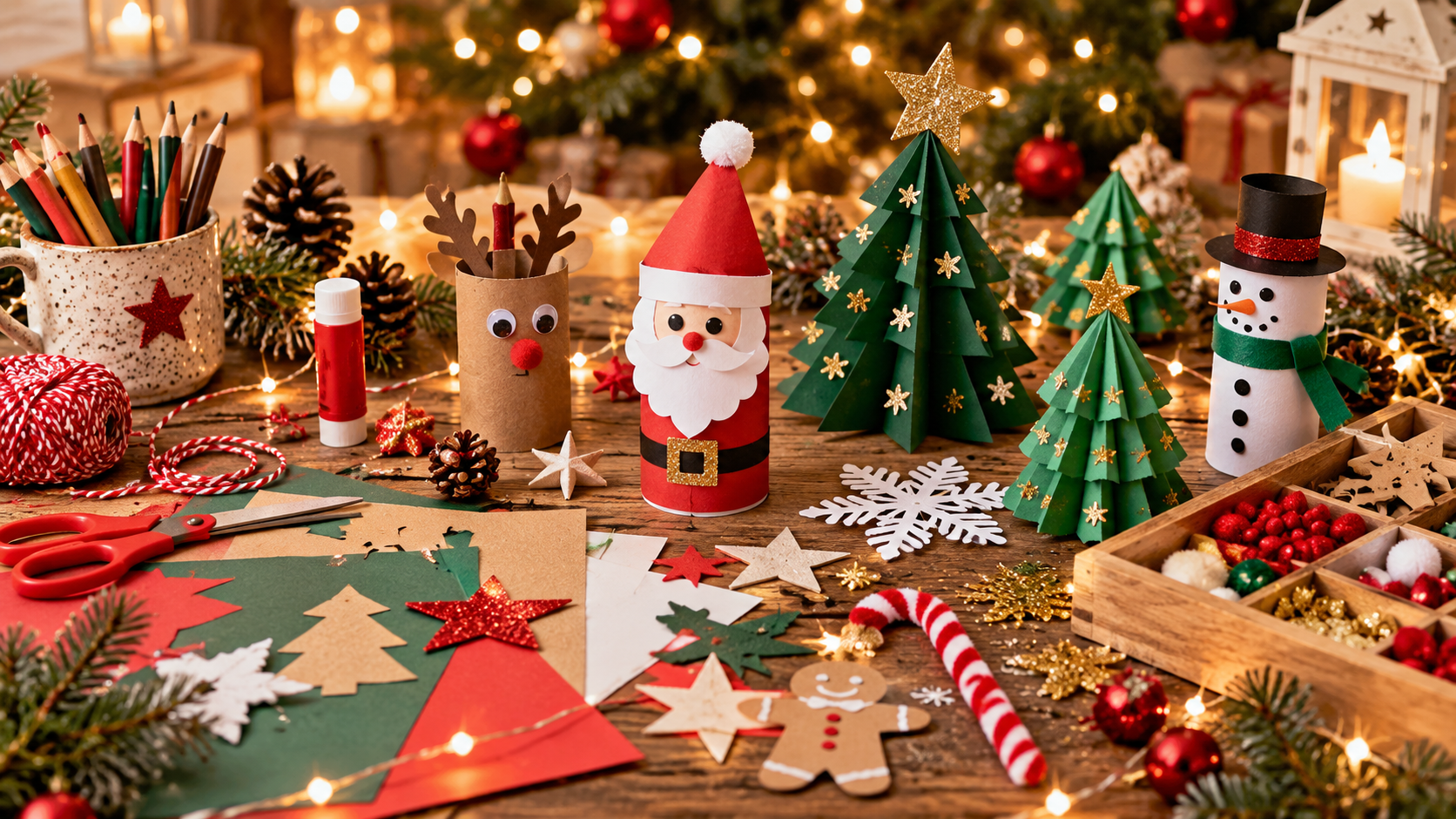 Bricolages de Noël faciles à réaliser avec les enfants